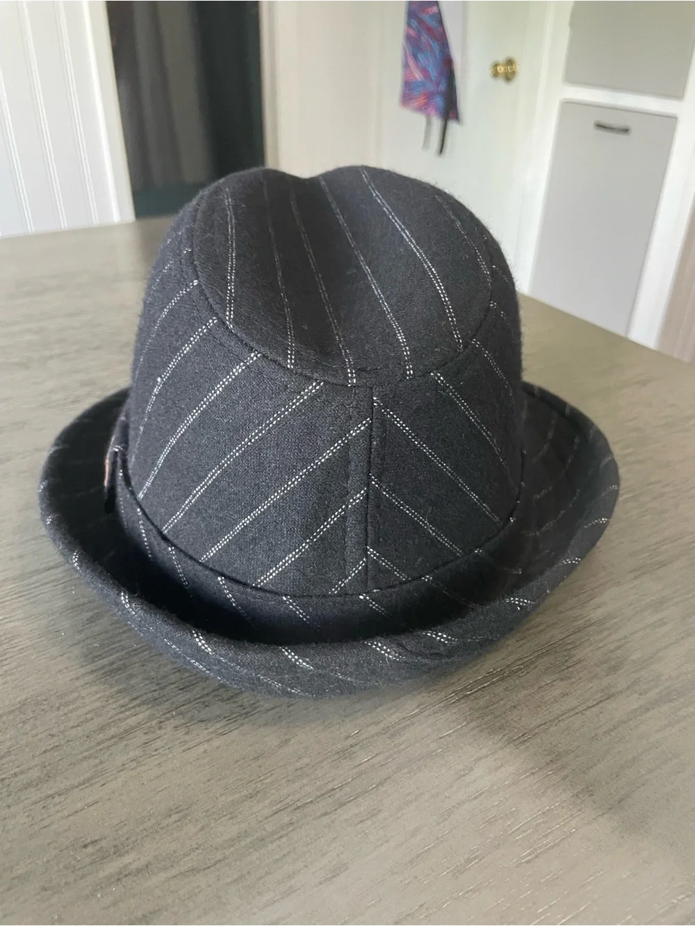 Levi Strauss Signature Black Pinstripe Child’s Fidora Hat